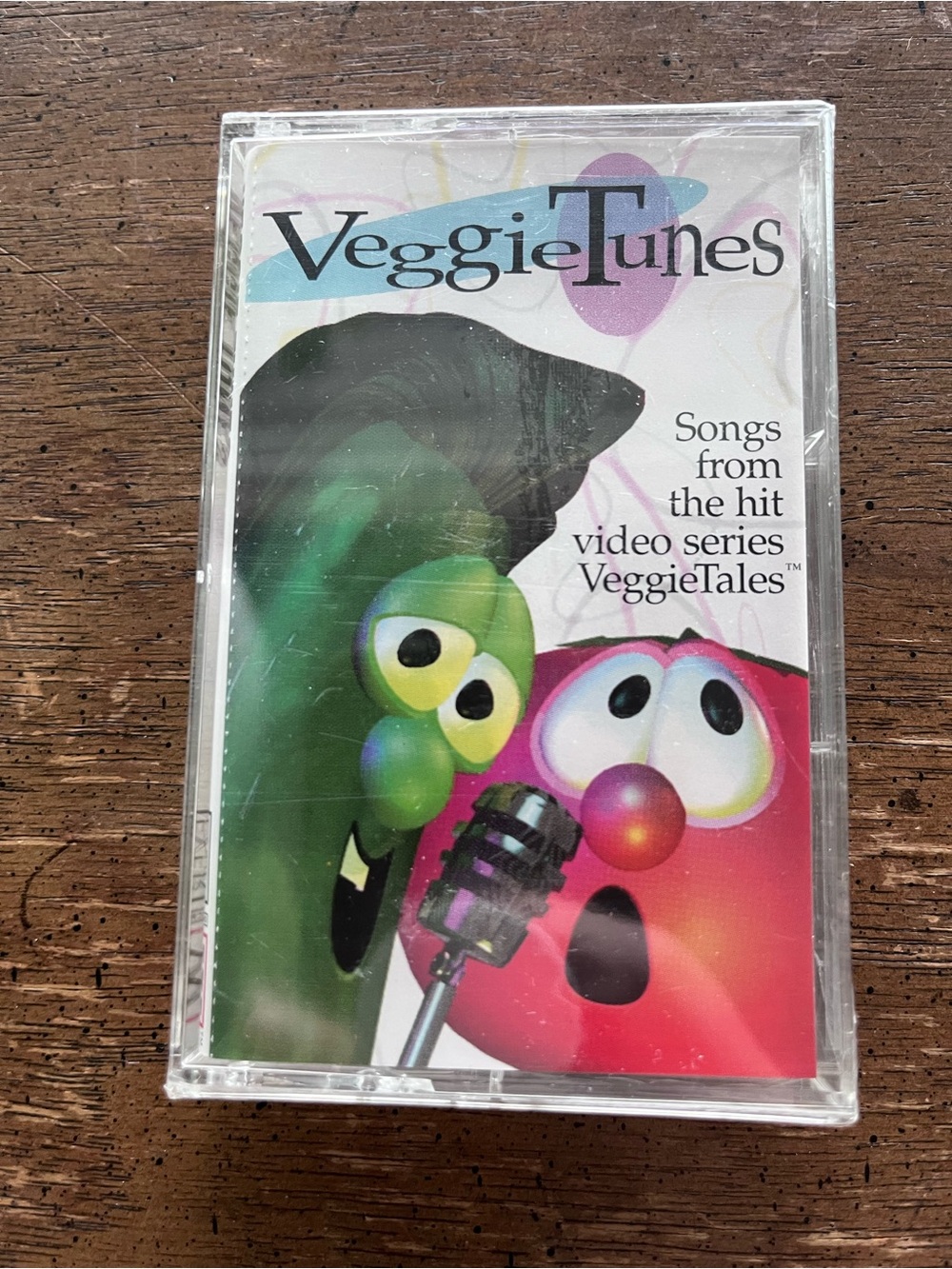 SEALED 1995 VeggieTunes Cassette VeggieTales Songs Vintage Music 90’s Unopened